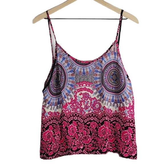 Lotus and Luna Tops - BOHO BACKLESS TANK TOP LOTUS & LUNA SZ. L/XL